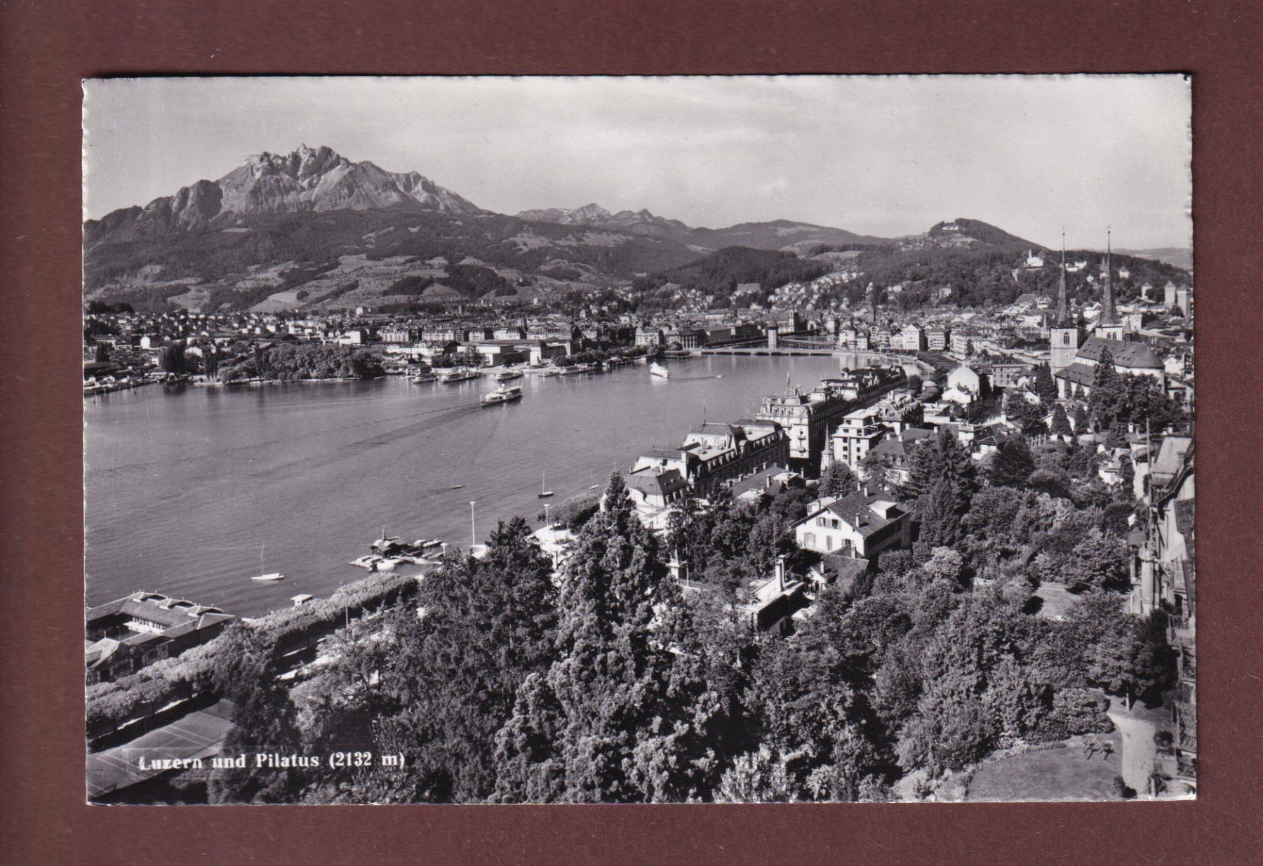 Cartoline postali: LUZERN und Pilatus – Usato da Pully venduto da nicecards-shop