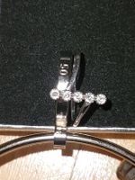 Silberring horizontal, 925 mit Zirkonia, 50, anello argento