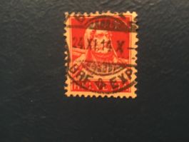Tellbrustbild SBK 126l 10 Rp. Type1 Vollstempel