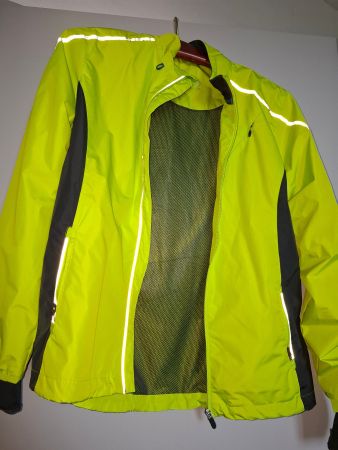 Funktionsjacke/Sportjacke Gelb, Grösse 42