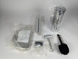 Gedy Ensemble porte-papier et porte-brosse WC