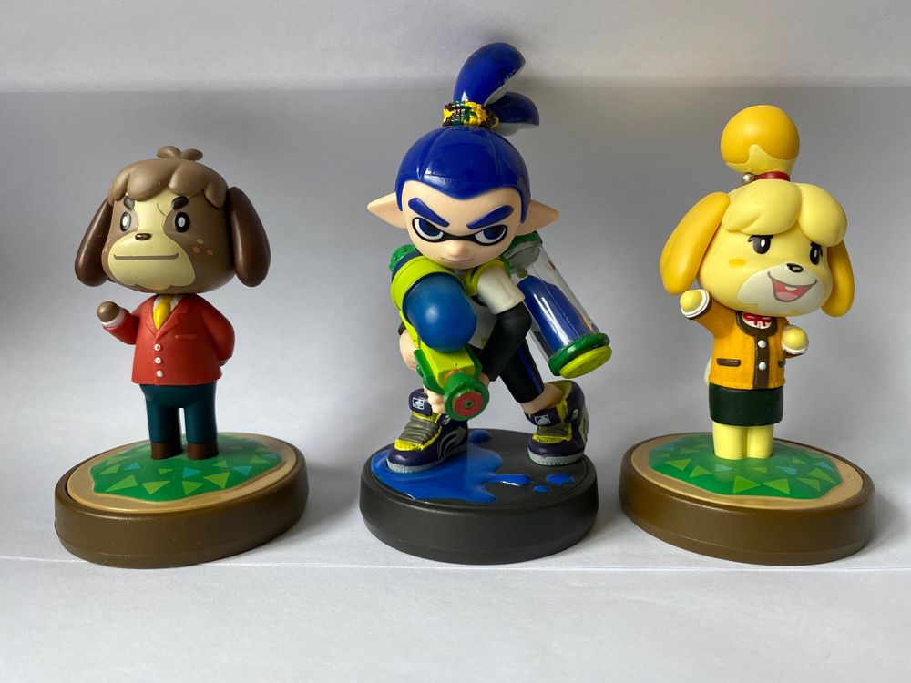 Splatoon & Animal Crossing Amiibo (Nintendo) (Neu (gemäss Beschreibung ...