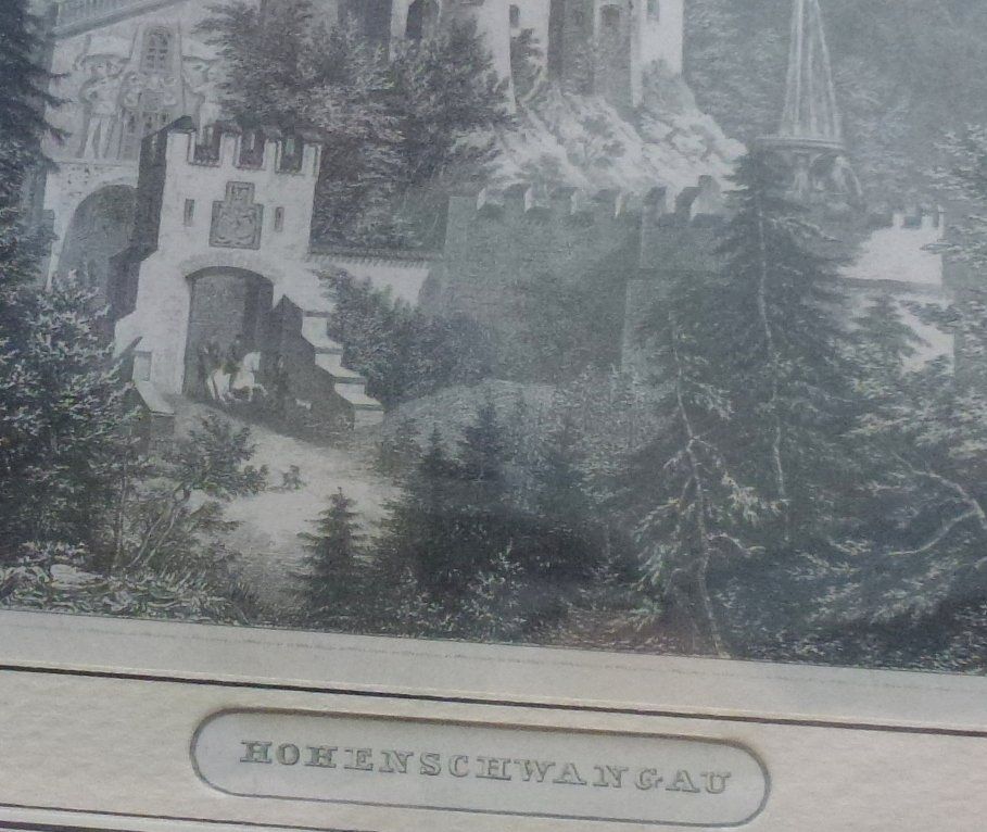 Incisioni: Wunderschönes Bild - Schloss Hohenschwangau – Usato da Walkringen venduto da Casablanca777 5