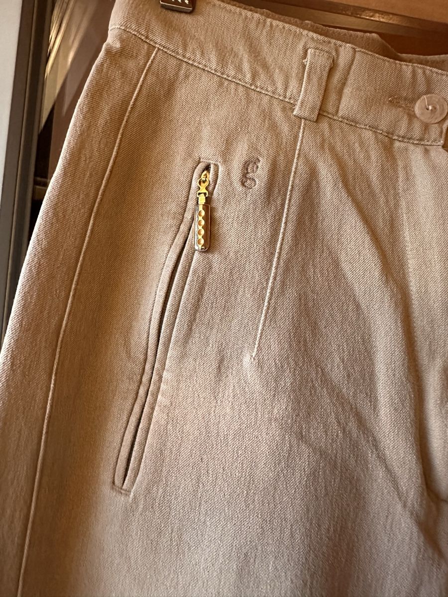 Hosen: Gardeur Stretch Pants, beige, high-waisted – Neu (gemäss Beschreibung) aus Zürich von BettinaMarie2308