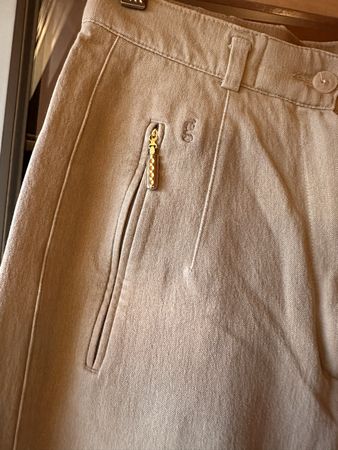 Gardeur Stretch Pants, beige, high-waisted