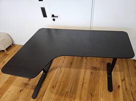 IKEA BEKANT Schreibtisch 160x110, schwarz