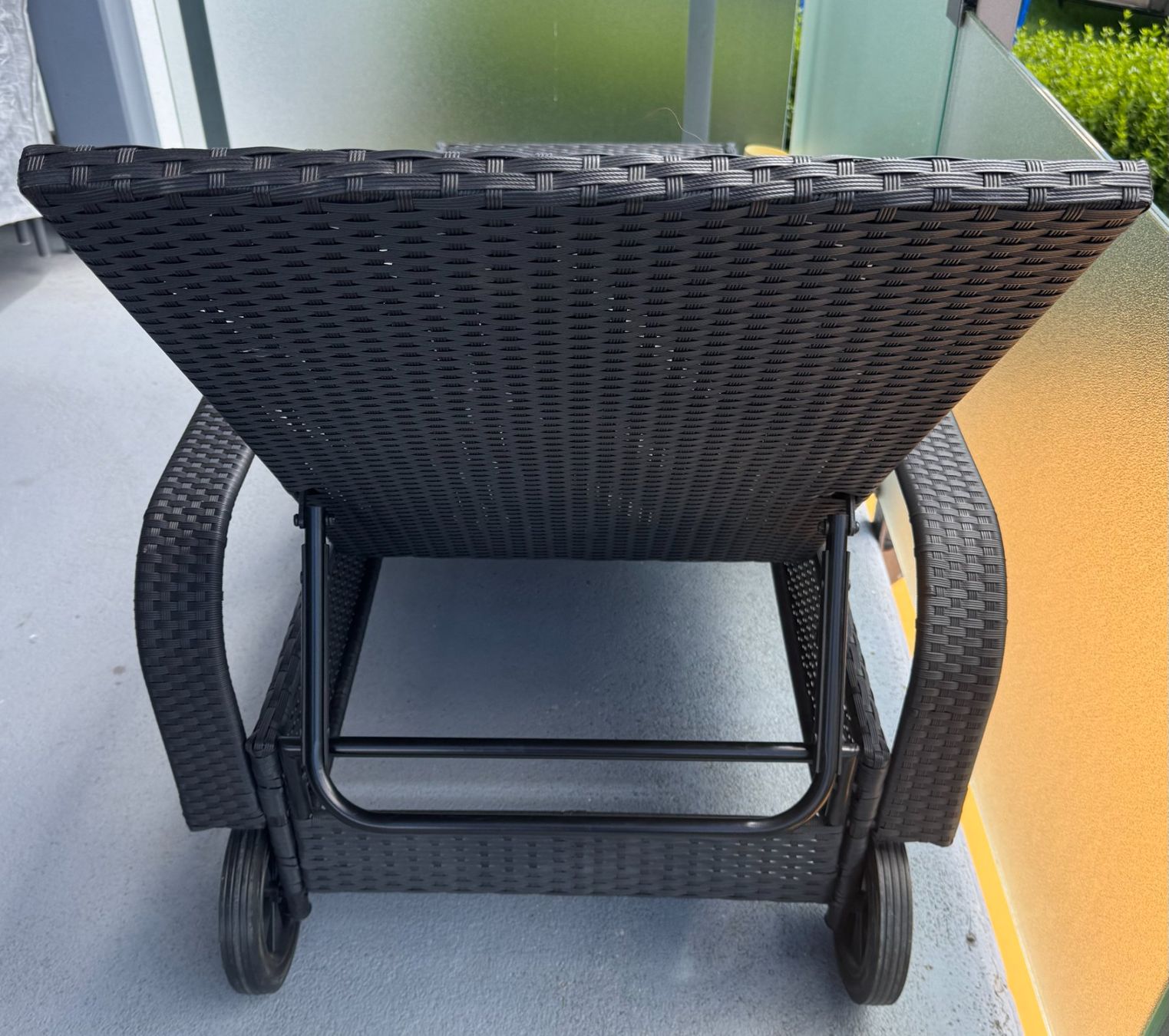 Sedie a sdraio: Gartenliege Polyrattan mit Rollen – Nuovo (secondo la descrizione) da Reichenburg venduto da rhe74 4
