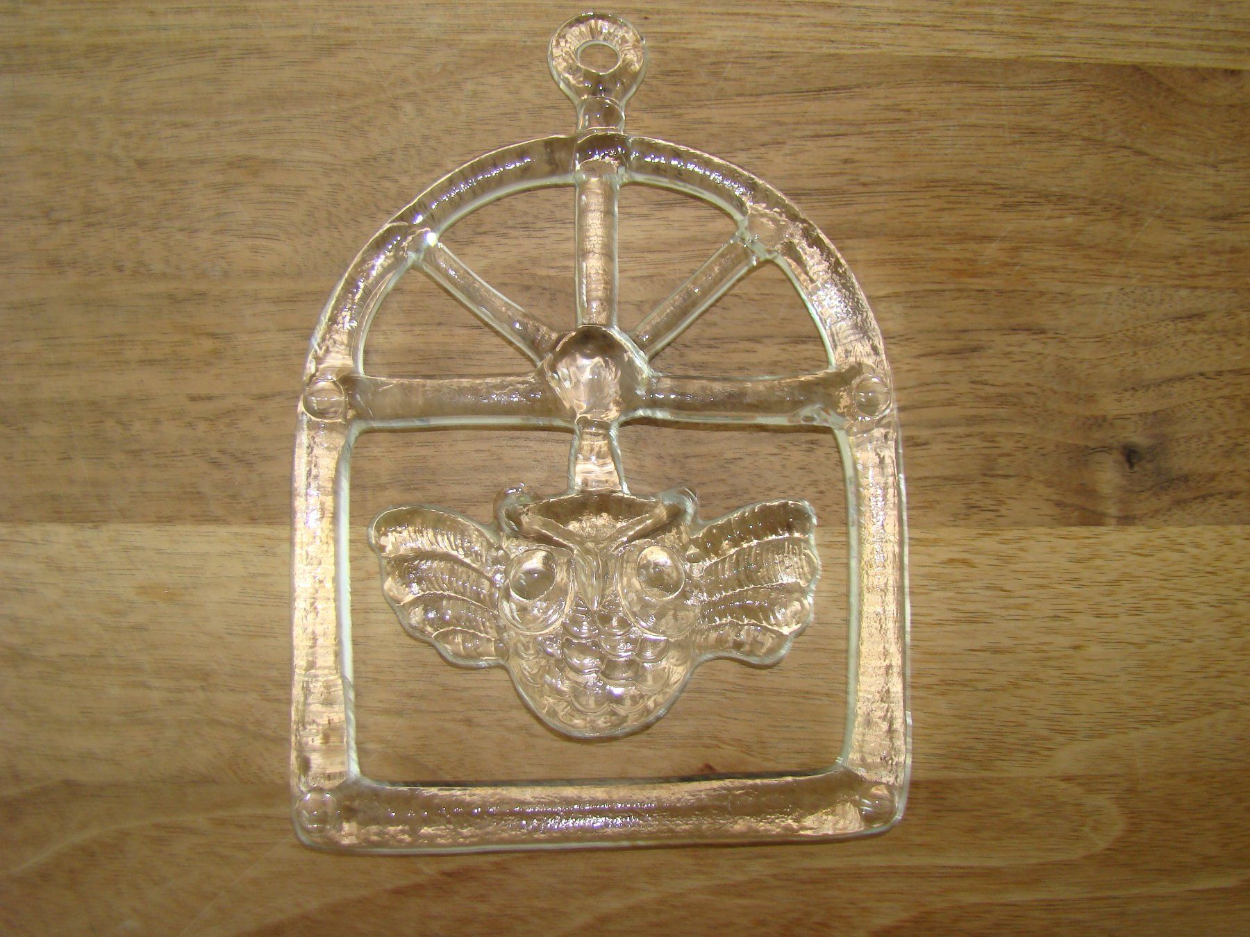 Tutte le decorazioni: Eule, Uhu aus Glas Fensterhänger – Usato da Malters venduto da burzi