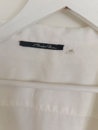 brealis noir, taille 46, 100%lin, chemise robe sans aucun dé