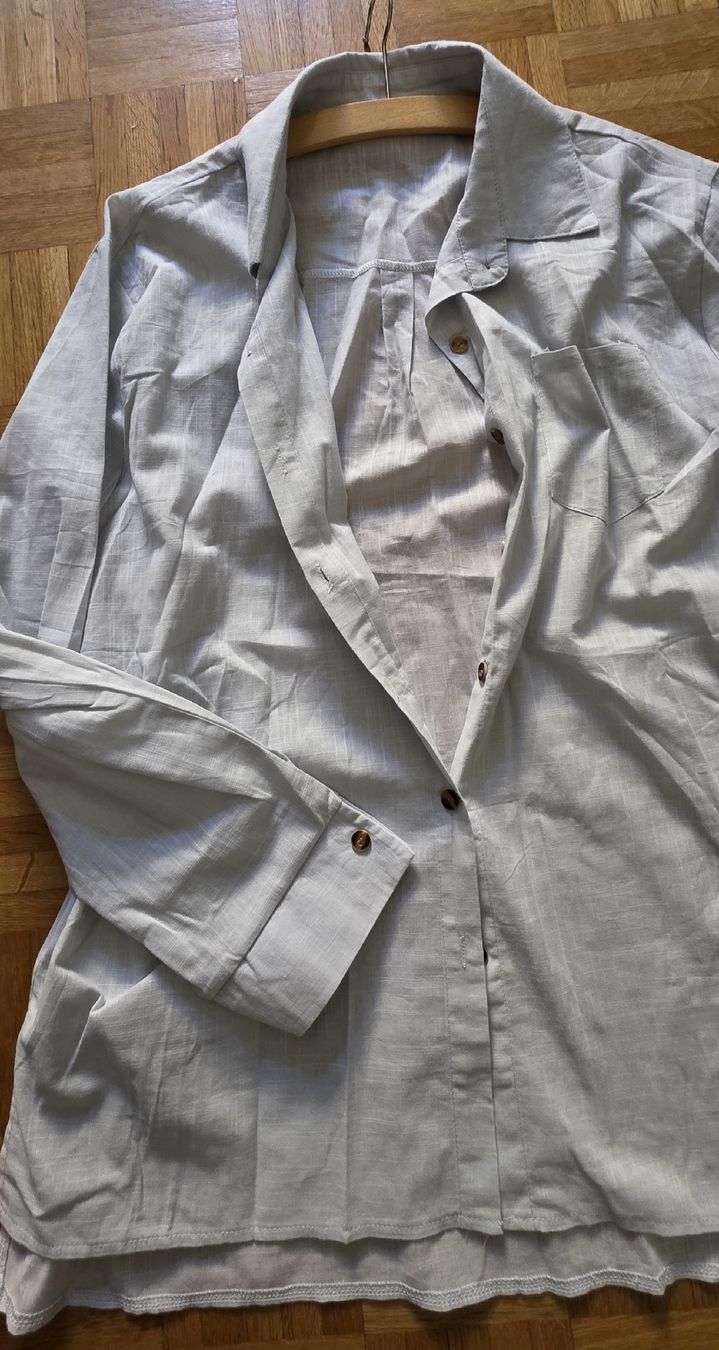 Camicette: Chemise gris chiné taille L – Usato da Yverdon-les-Bains venduto da van_dq65 3