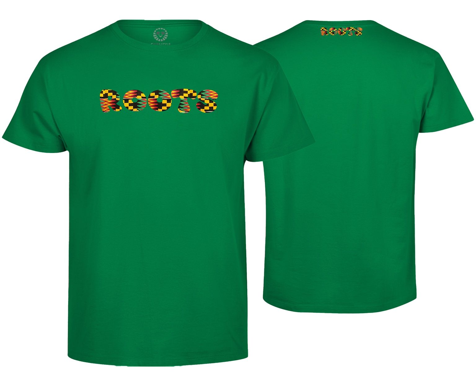 T-shirt: Roots Premium Tshirt mit Kente - Lime Grün – Nuovo e nell'imballaggio originale da Regensdorf venduto da StyleTown 9