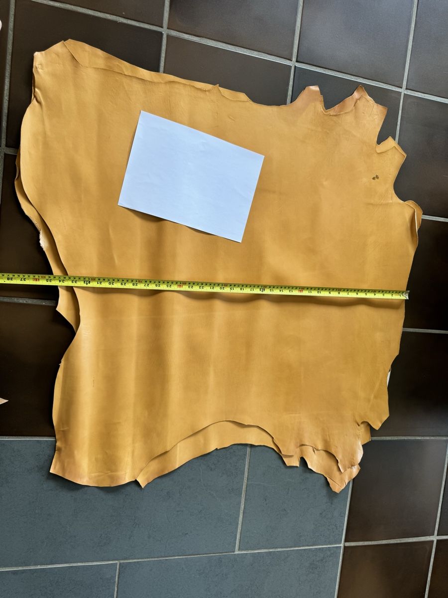 Stoffe: Klassisches hellbraunes pflanzlich gegerbtes Leder, 1,1 mm – Neu (gemäss Beschreibung) aus Veyras von ValClasse 1