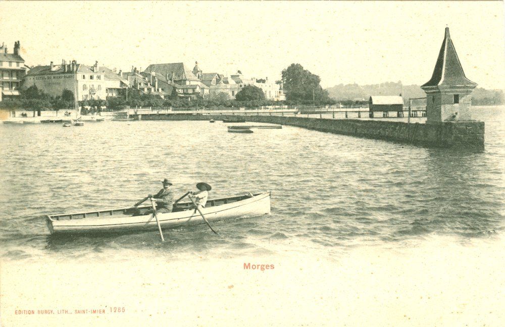 Ansichtskarten: Morges - Le port – Gebraucht aus Chavornay von SupraSenna