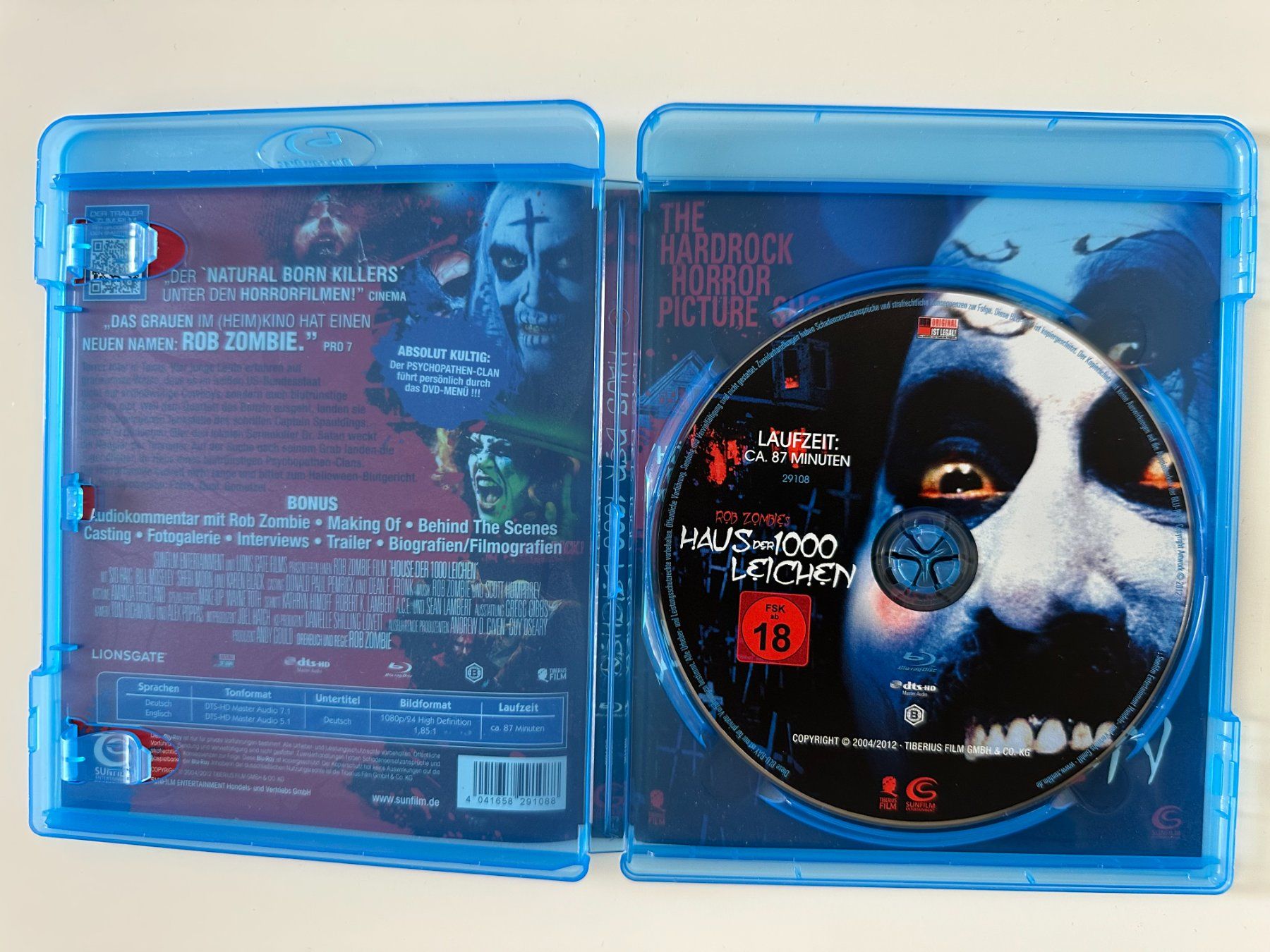 Tutti i DVDs: Haus der 1000 Leichen Blu-ray – Nuovo (secondo la descrizione) da Couvet venduto da Aura_aura 1