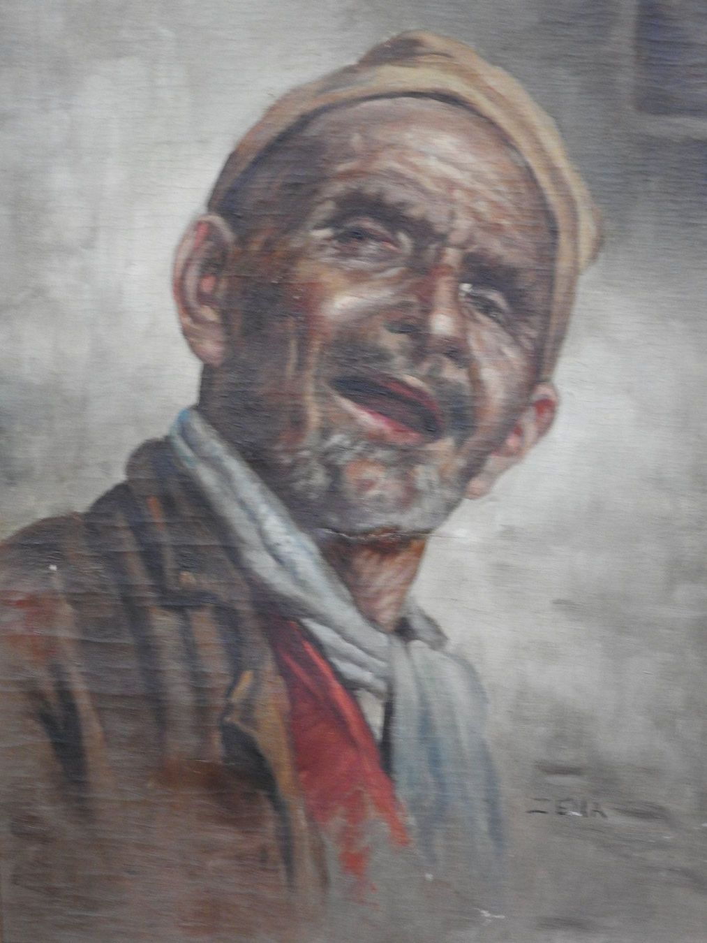 Gemälde: Portrait -  Oelbild signiert – Gebraucht aus Stetten AG von Brissago25 1