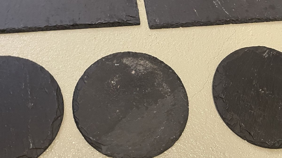 Sottobicchieri: 7er Set Schieferplatten, Untersetzer, Herbstdeko, Top! – Usato da zeihen venduto da Racer-71 1
