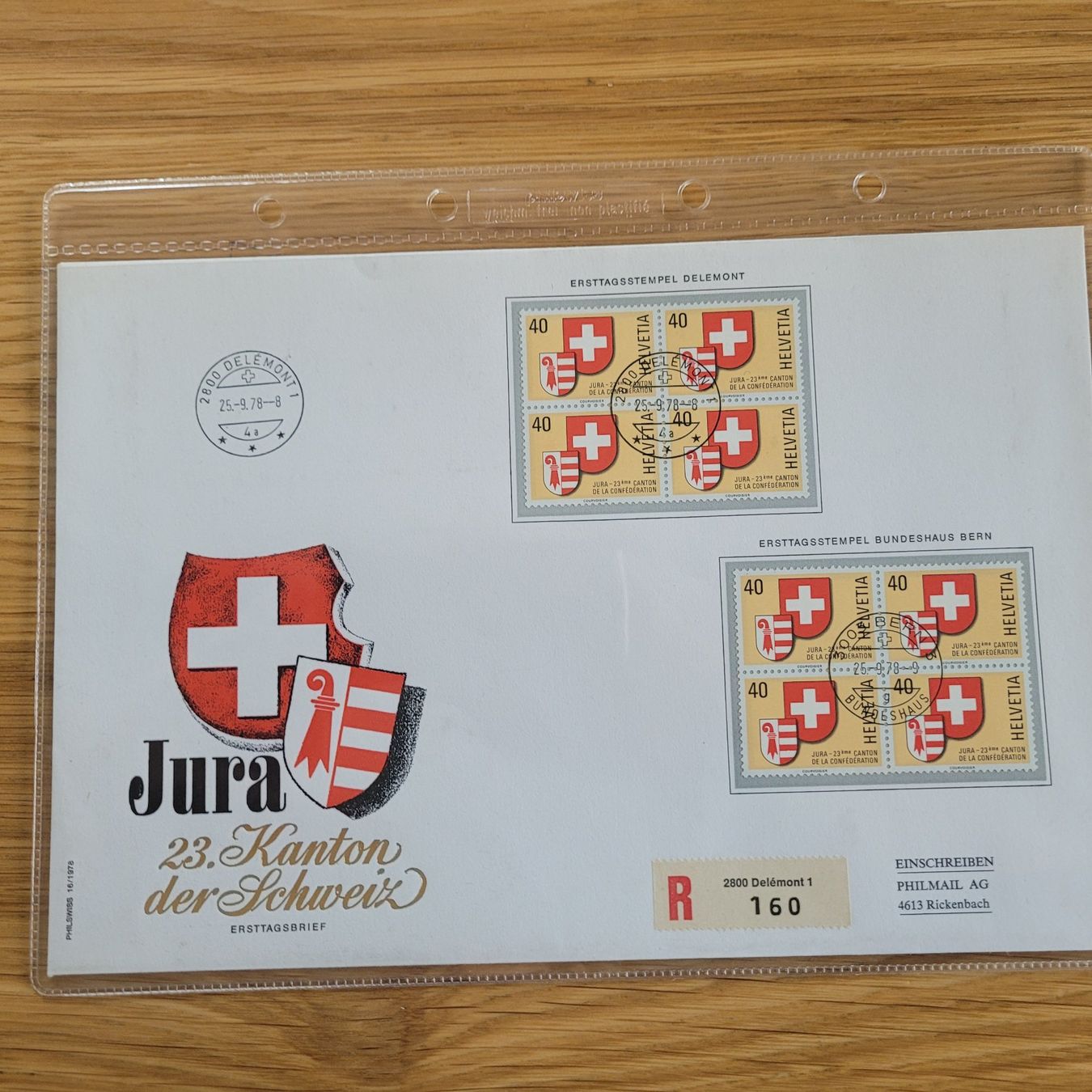 Tutti i francobolli: FDC Grossbrief 1978 – Usato da Biel/Bienne venduto da Destockweb