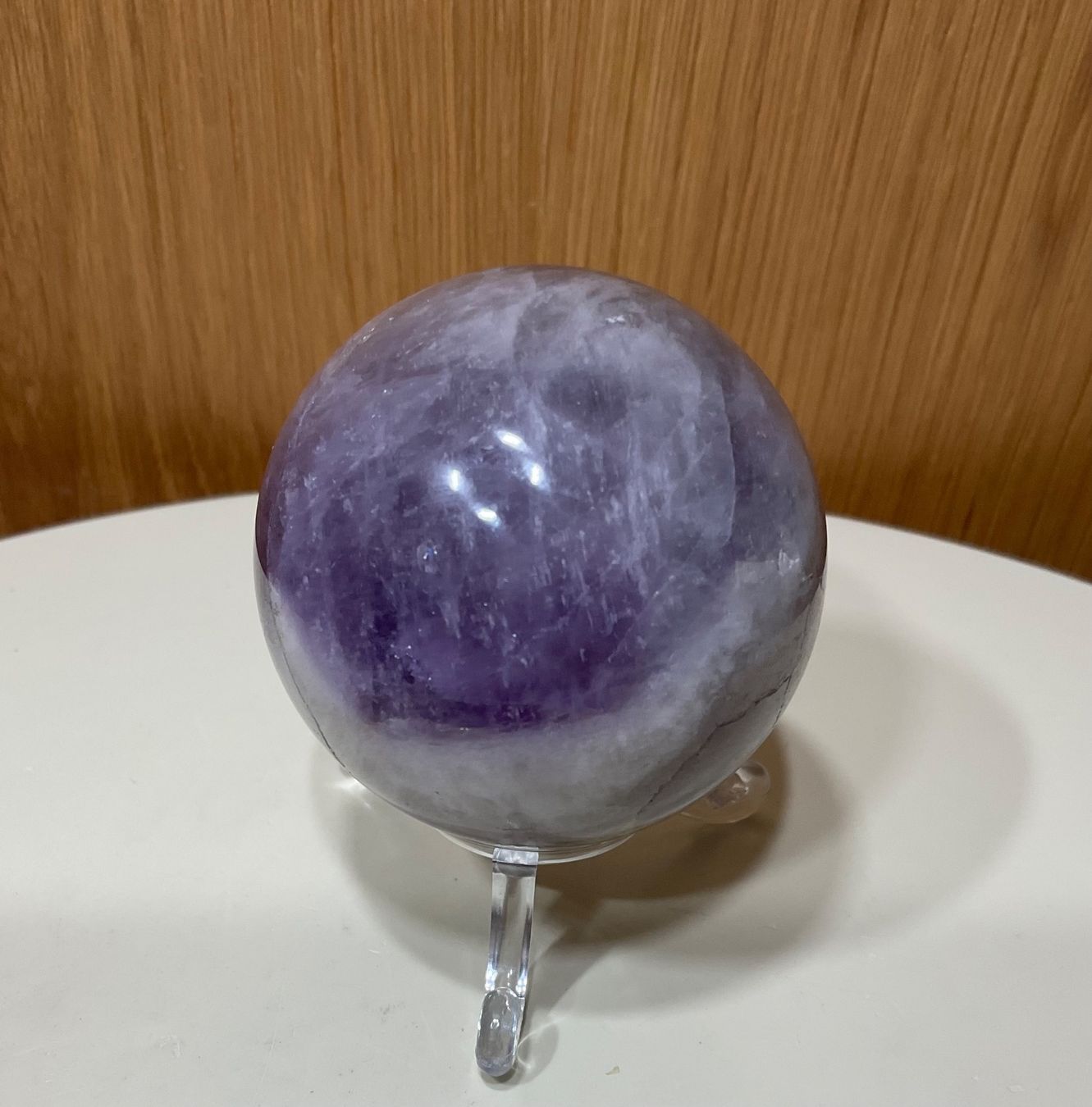 Minerali & Pietre curative: Amethyst Kugel mit Ständer aus Madagaskar – Nuovo (secondo la descrizione) da Gibswil venduto da BestePreis 8