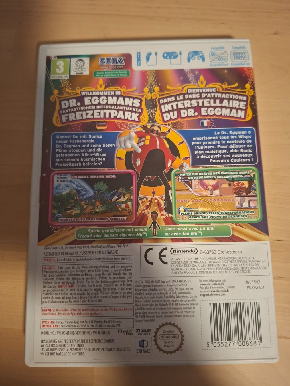 Nintendo Jeux: Sonjc Colours Wii Nintendo, usagé – D'occasion à Genève par VintagePal 1