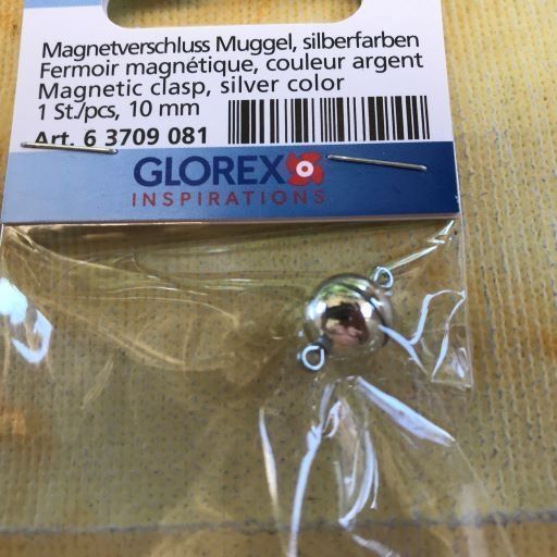Magnets: MAGNETVERSCHLUSS MUGGEL SILBERFARBEN – Neuf avec emballage d'origine à Ostermundigen par Kari1937 1