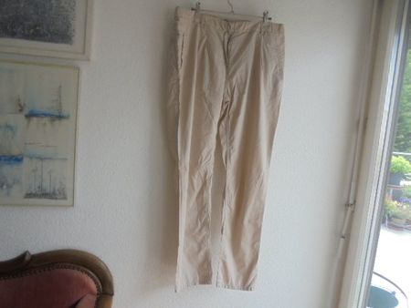 Hose beige Gr. 42 H&M Baumwolle
