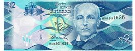 Barbados 2 Dollars 2013 P-73a UNZ