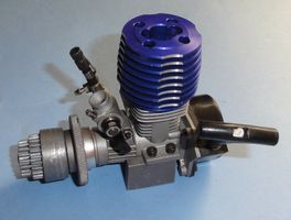 Nitro-Motor Force 2,5ccm mit Seilzugstarter, 2-Gang-Glocke