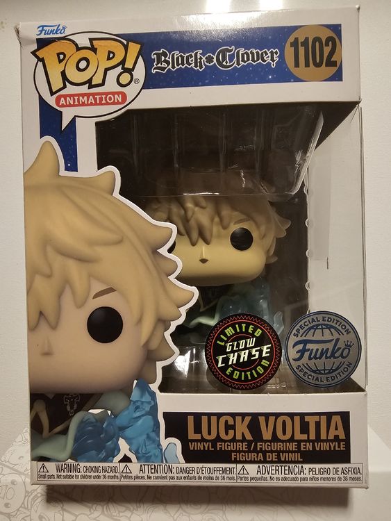 Funko POP! Luck Voltia Black Clover Limited Glow Chase | Kaufen auf Ricardo