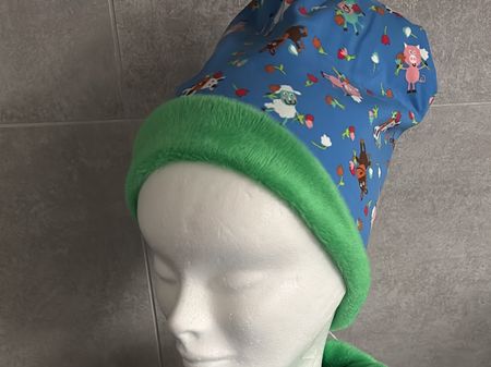 Bauernhoftiere Fleece Beanie, Mütze, Kappe, Ökotex, Gr. 48