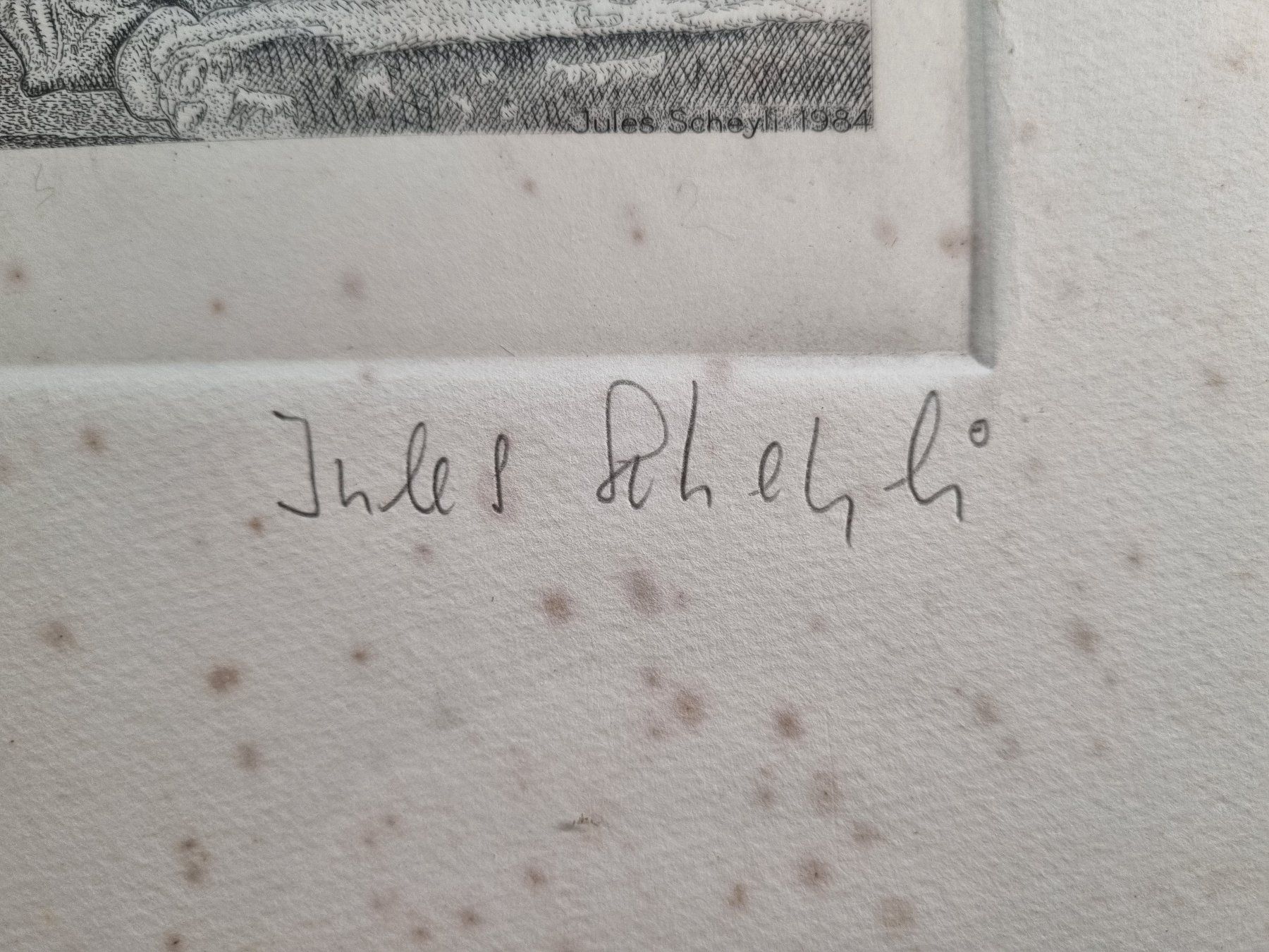 Dipinti: Originale Radierung Werdenberg, handsigniert, gerahmt – Usato da Trachslau venduto da bastet06 3