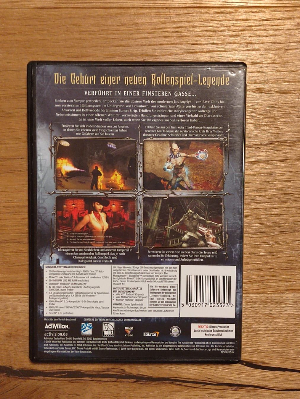 Spiele: Vampire The Masquerade - Bloodlines 2004 PC DE – Gebraucht aus Fribourg von Nooky 1