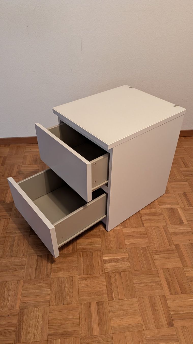 Ikea Cassettiere: Kommode 2 Schubladen weiss – Usato da St. Gallen venduto da Doblo 2