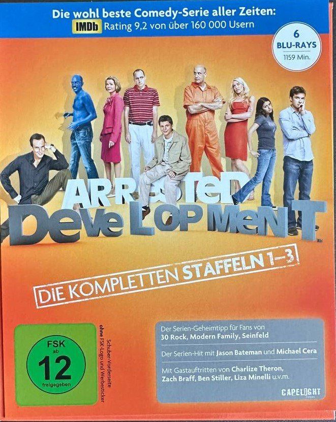 Tutti i DVDs: Arrested Development Staffel 1-3 Blu-ray Box Set – Usato da Beringen venduto da Mantafisch1