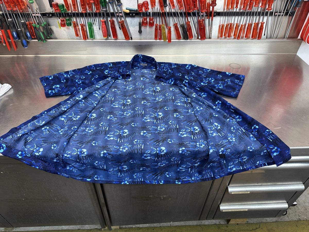 Hemden: Herren Hemd Longe blau gemustert – Gebraucht aus Schwende von weesli 3