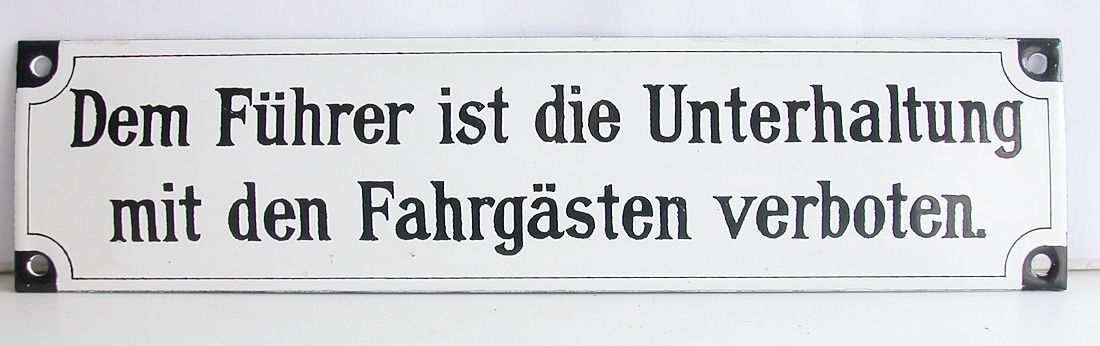 SBB/CFF/FFS Insegne: 4 Original Bahnschilder – Usato da Oberwil BL venduto da Klang 3
