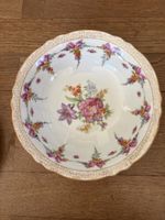Schale Schumann Bavaria Blumenmuster Goldrand antik