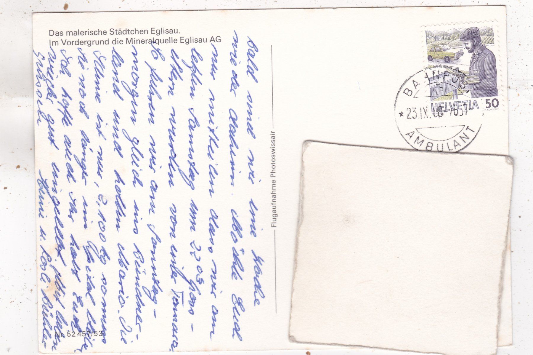 Cartoline postali: Eglisau 1988 – Usato da Herisau venduto da Lisegrat2008 1