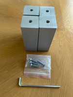 4er-Set Bettfüsse für Bettrahmen
