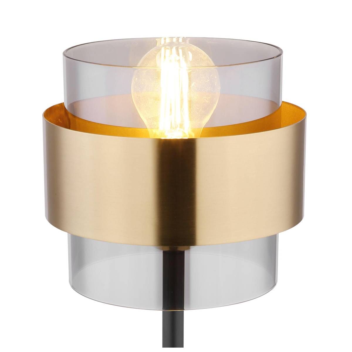 Lampade: Tischleuchte, Glas, Messing, 47 cm Höhe – Nuovo (secondo la descrizione) da Kreuzlingen venduto da Smart-Light 5