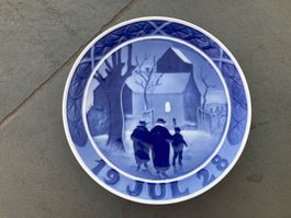 Royal Copenhagen Weihnachtsteller „Jul 1928“ –Sammlerstück!