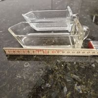 antike , kleine Glasschubladen
