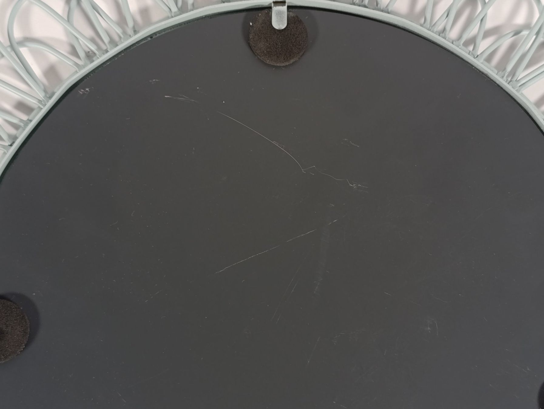 Spiegel: Miroir turquoise 32cmx32cm – Gebraucht aus Thielle von Plusvalue_Neuchatel 1