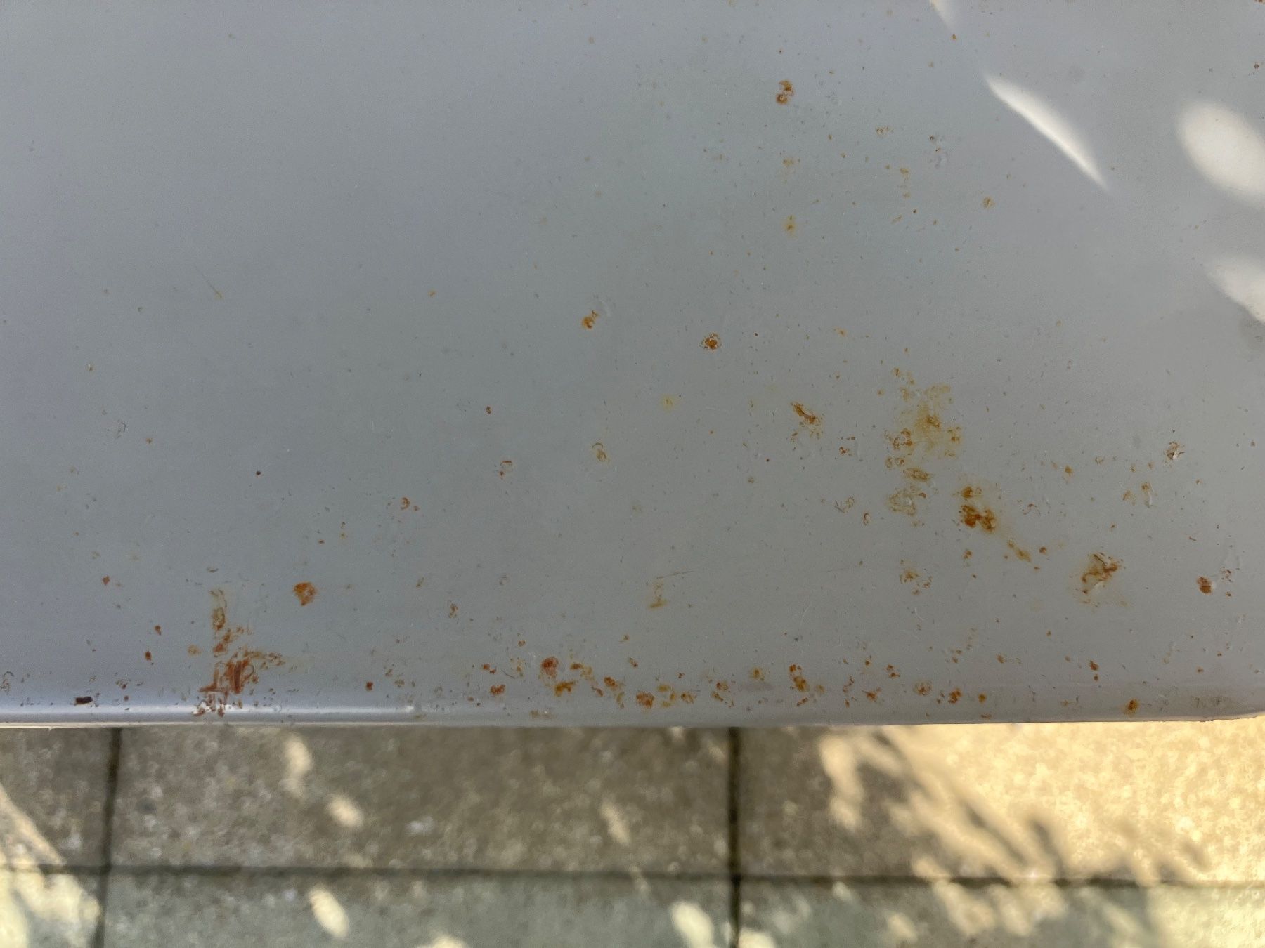 Tables: Gartentisch 127 mal 127, Metall – D'occasion à Winterthur par Seepferdchen63 4