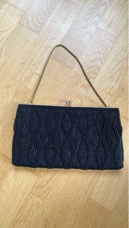 Elegante hochwertige Vintage Perlen Handtasche