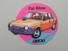 Abziehbild Kleber ca. 1980 Italien Auto Marke Fiat Ritmo