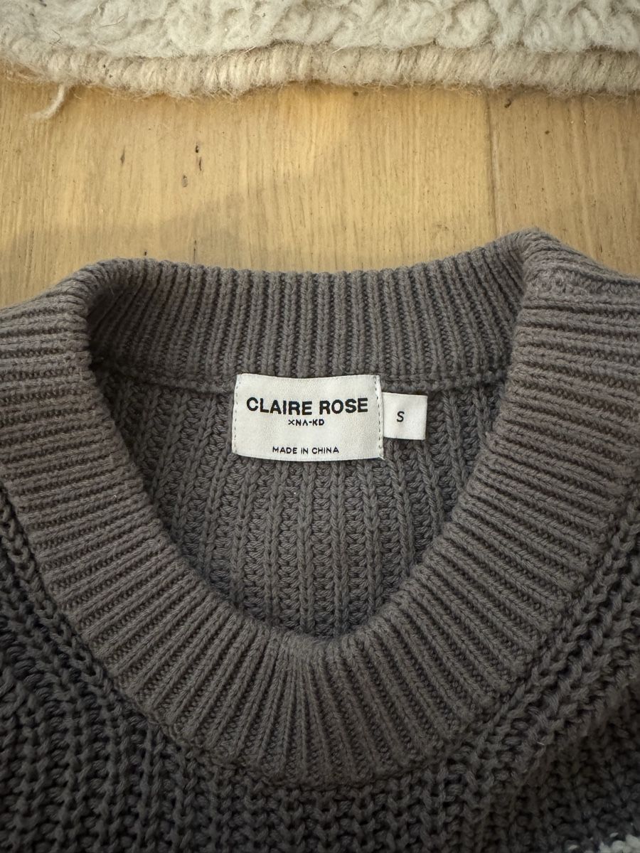 Pullover & Sweatshirts: Claire Rose Strickpullover Grau/Weiss Gr.S - Top Zustand! – Neu (gemäss Beschreibung) aus St. Gallen von Fabiennevogler 2