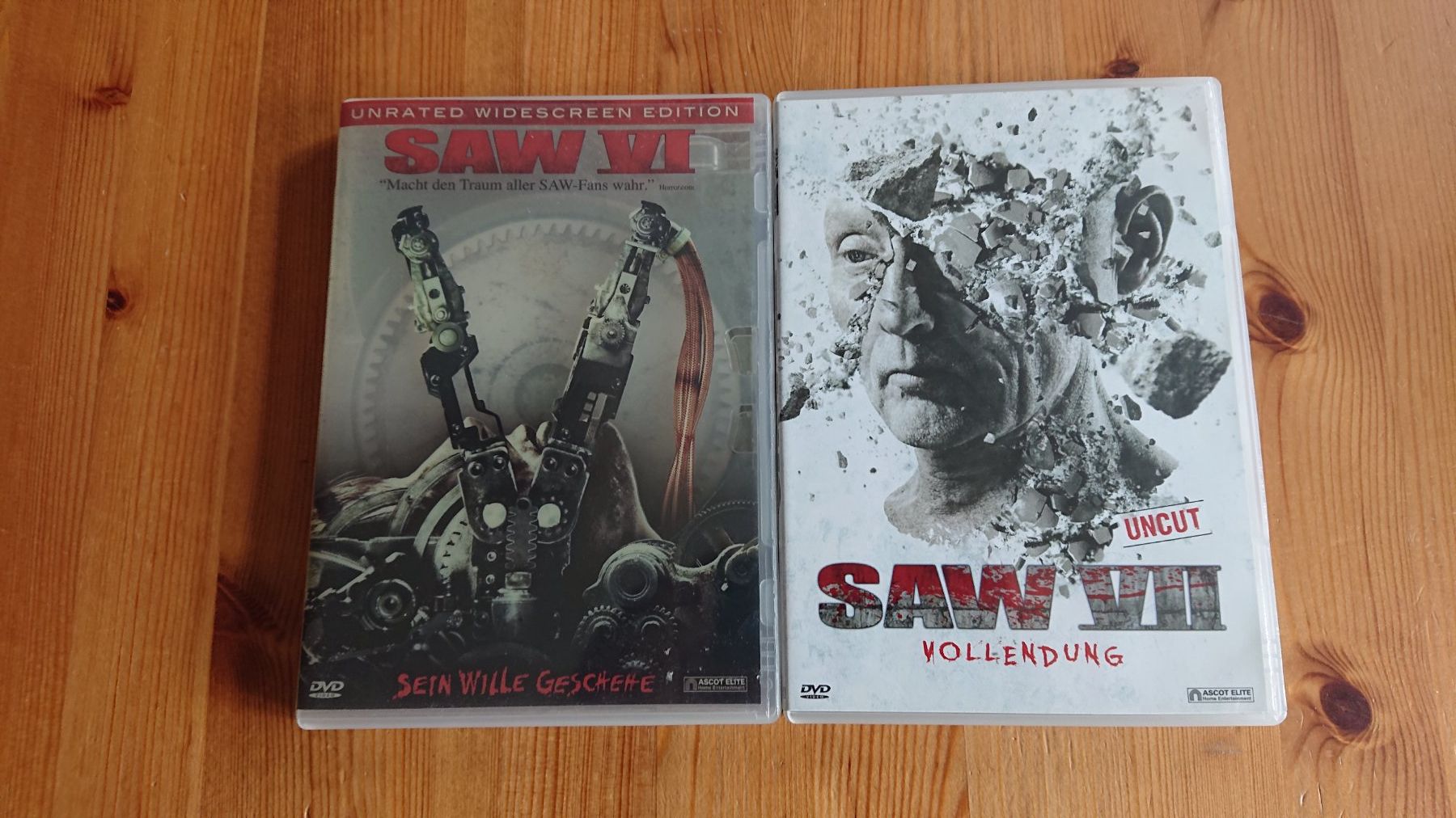 Alle DVDs: SAW 1 bis 7 auf DVD – Gebraucht aus Wilderswil von Exebub 5