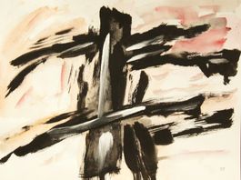 Aquarell: Abstrakt I