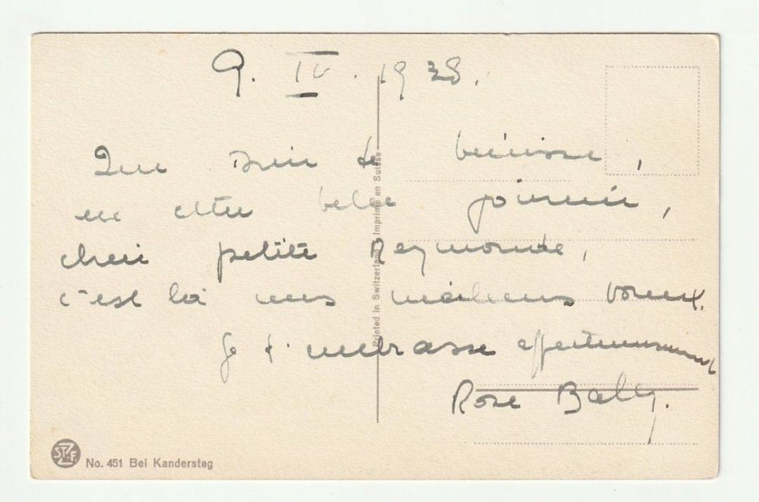 Cartes postales: Postkarte 1938 Ländersteg Chalet, Bern – D'occasion à St. Gallen par Ricardo_Deals 1