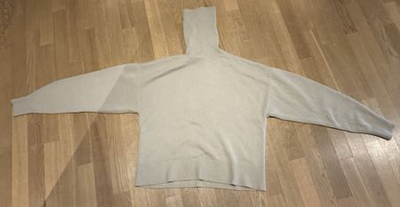 H&M 70%% Kaschmir+30% Woll Rollkragen, Greige, Gr.